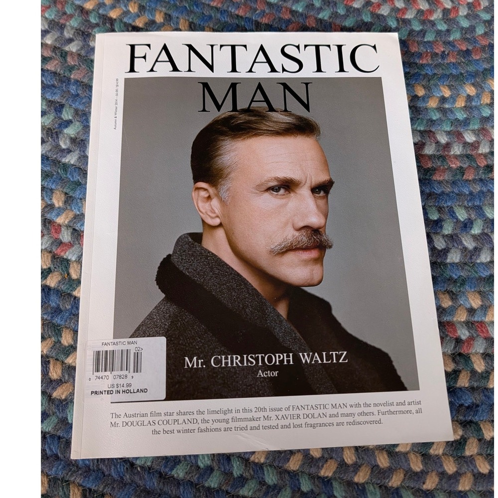 Fantastic Man Magazine No.20 A/W 2014 Christoph Waltz